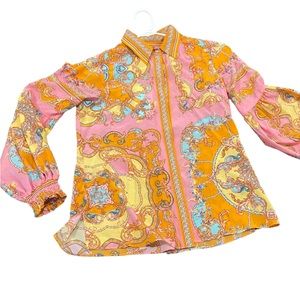 HaleBob 100% silk blouse.
